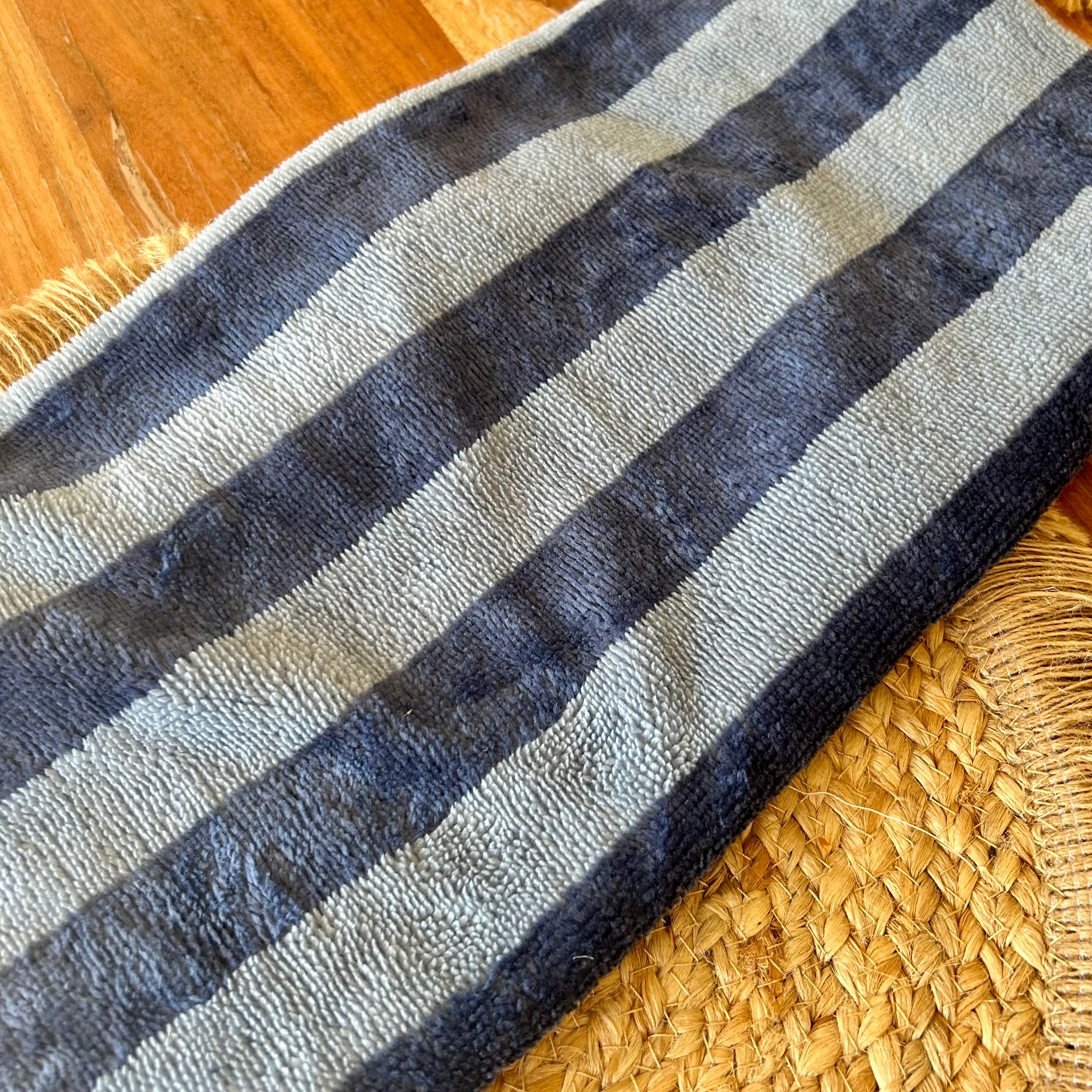 Bandana rayures bleu 🏖️