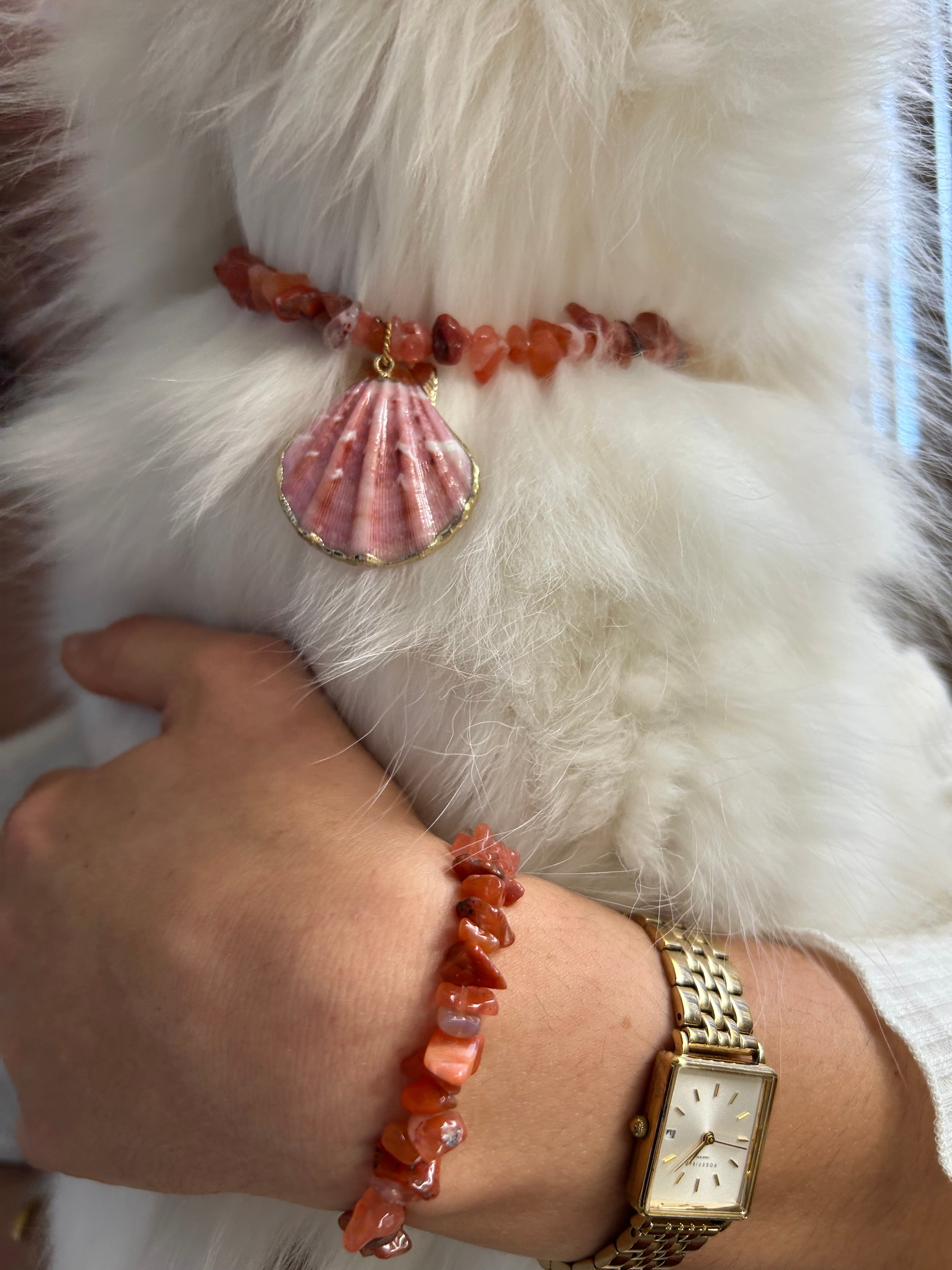 Sunset - Collier Perles naturelles sur mesure